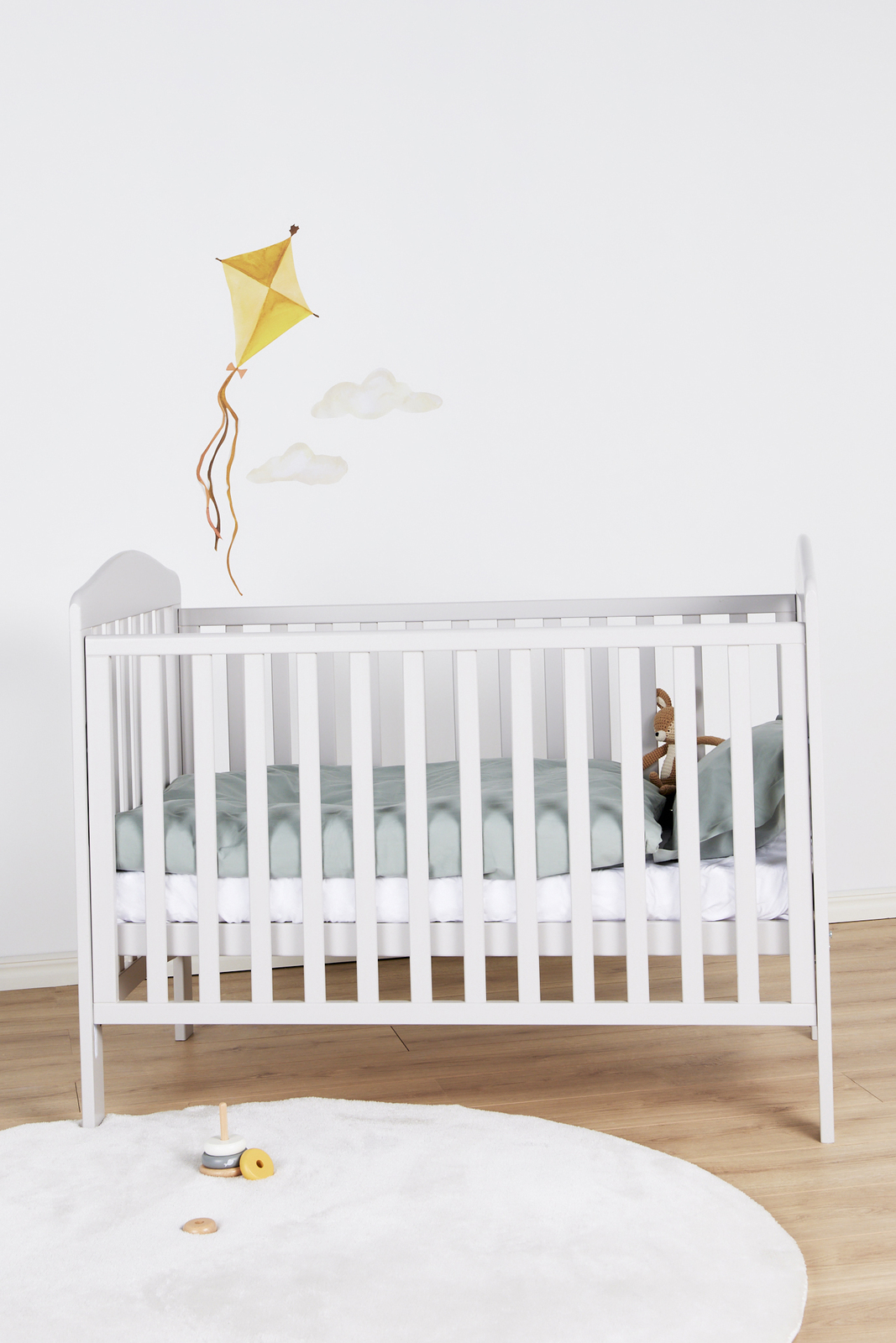 JLY DREAM Sprinkelseng Dropside ELLA, Warm Grey