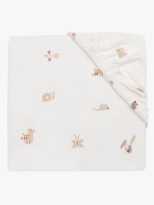 Jollein Stretchlaken 60x120, Animal Friends