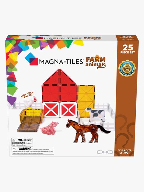 MAGNA-TILES Bondegårdsdyr Byggesett 25 Deler