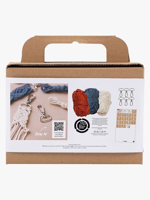 Creativ Company Hobbysett Makramé Nøkkelringer