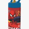 Marvel Spider-Man Vannflaske med Sugerør 410 ml
