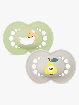 MAM Orginal Smokker Silikon 2-Pakk 6-16m, Nøytral