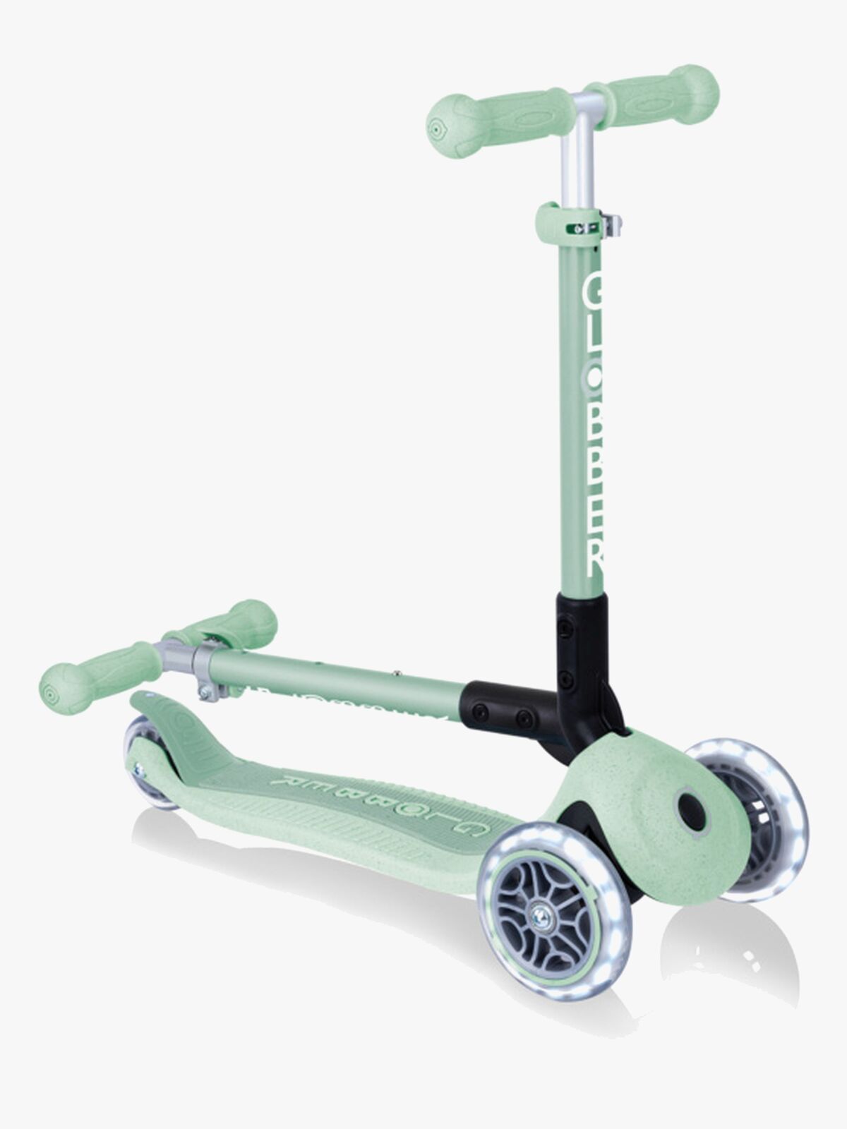 Globber Junior Foldable Light Ecologic Sparkesykkel, Pistachio
