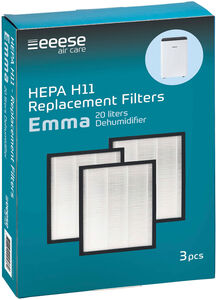 eeese HEPA Filtre Emma 12L 3-Pack
