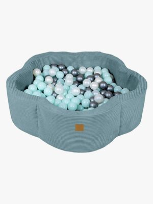 MeowBaby Aestethic Flower Ballbasseng, Turquoise