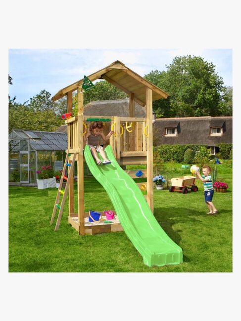 Jungle Gym Sierra Leketårn med Grønn Sklie