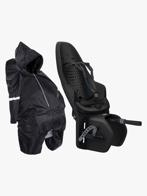 Thule Yepp 2 Maxi Rack Mount Sykkelsete Inkl. Regntrekk, Black