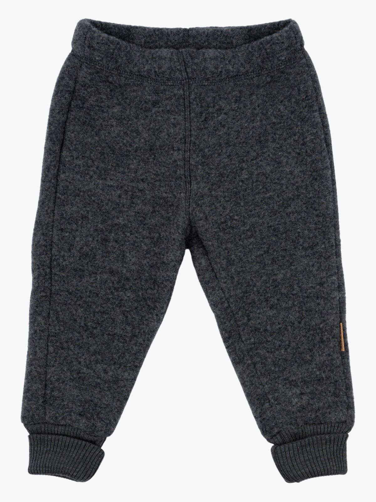 Mikk-Line Fleecebukser Baby Merinoull, Anthracite Melange