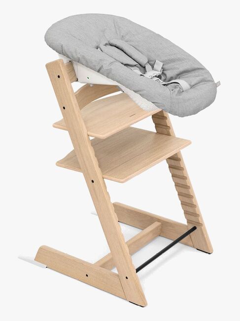 Stokke Tripp Trapp Stol inkl. Newborn Set, Oak Natural/Grey