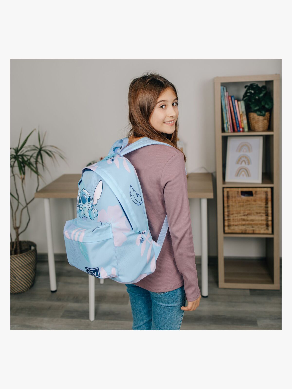 Disney Lilo and Stitch Ryggsekk 8L, Lyseblå