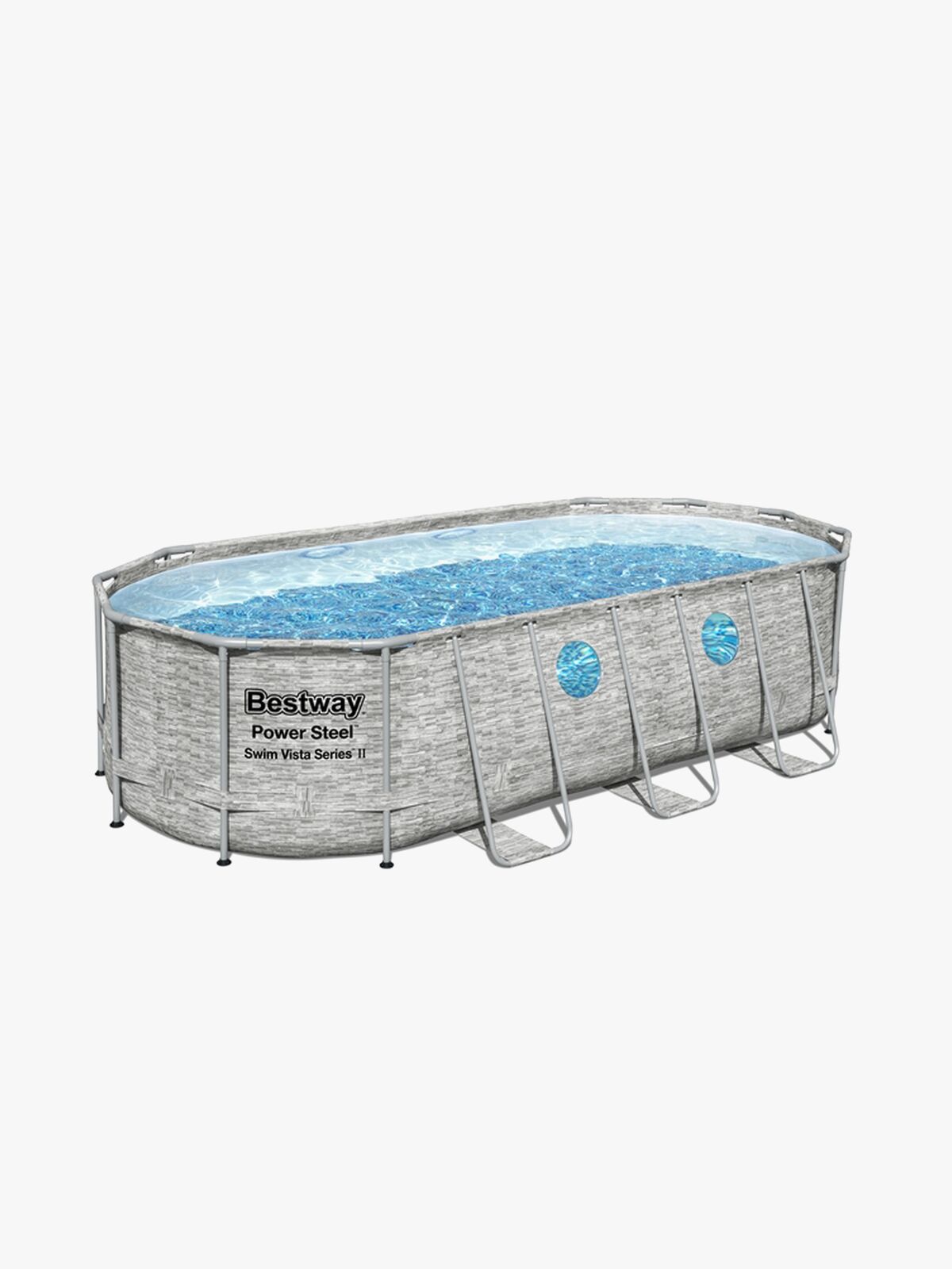 Bestway Power Steel Swim Vista Series Oval Bassengsett 549x274x122 cm