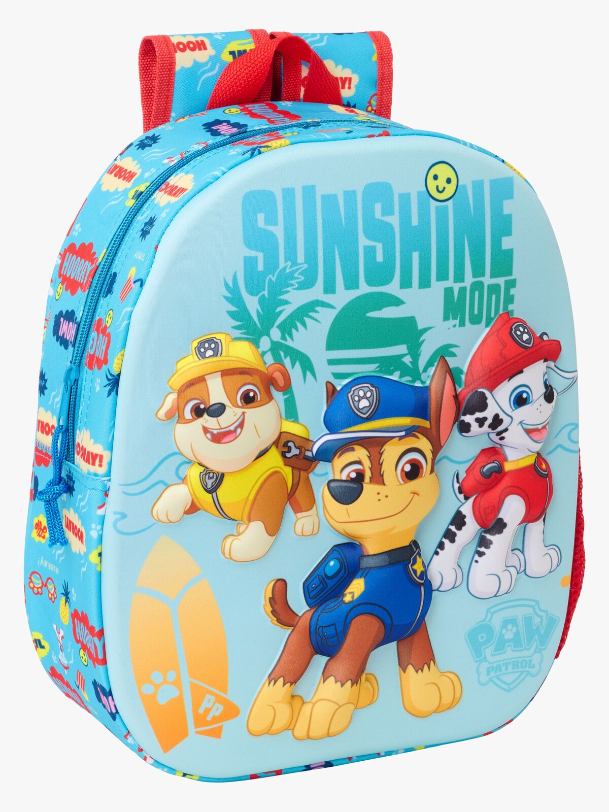Paw Patrol 3D Ryggsekk 8,5L, Lyseblå
