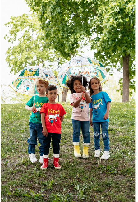 Pippi Langstrømpe T-skjorte, Blå