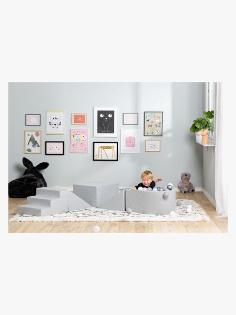 JLY Aktivitetsblokk Med Ballbasseng, Grey