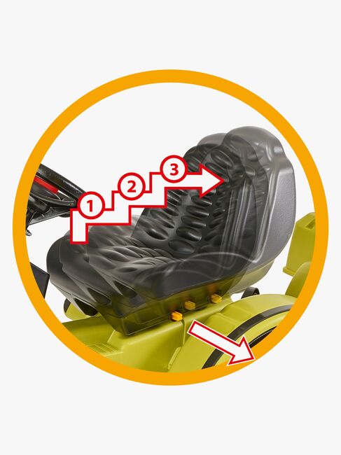 BIG Trampetraktor med Henger Claas Celtis