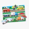 Melissa & Doug Knottepuslespill Av Tre Kjøretøy 8 Deler