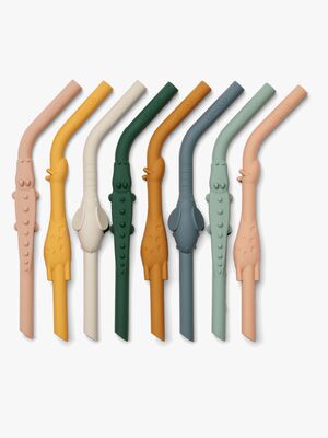 LIEWOOD Carlson Sugerør 8-Pack, All Together/Yellow Multi Mix