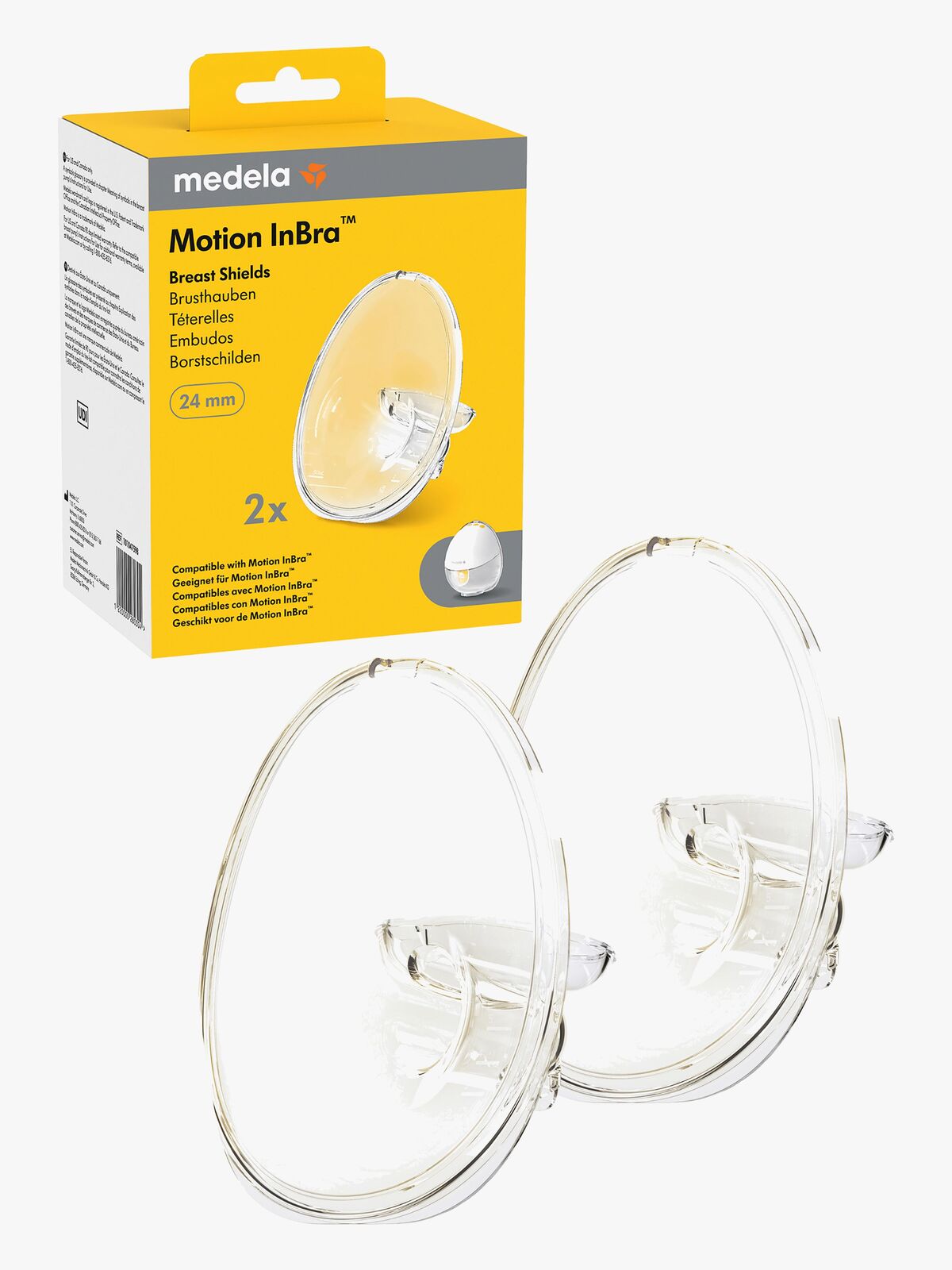 Medela Motion InBra Brystskjold 24 mm 2-Pakk