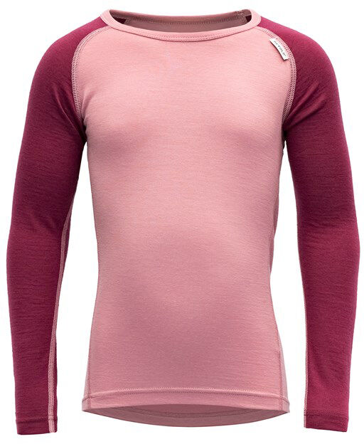 Devold Duo Breeze Kid Undertrøye, Foxglove