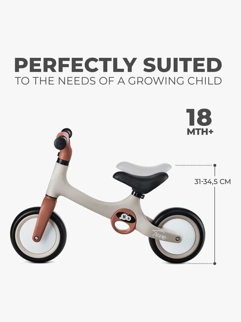 Kinderkraft Tove Balansesykkel, Desert Beige