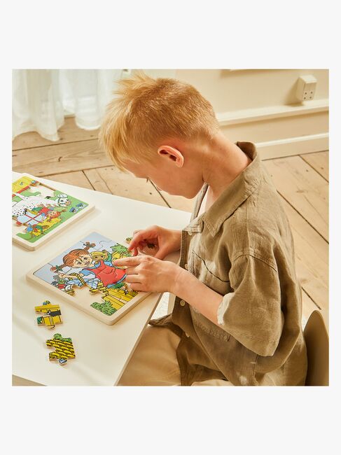 Pippi Langstrømpe Trepuslespill Pippi & Herr Nilsson 16 Deler