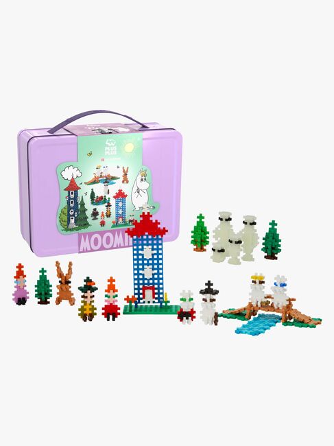 Plus Plus Mummidalen Tinbox Byggesett 500 Deler, Lilla
