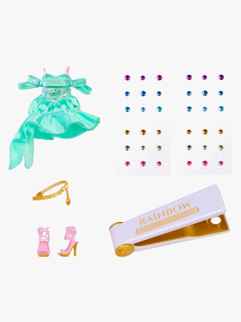 Rainbow High Be Dazzling Celine Turquoise Motedukke, Teal