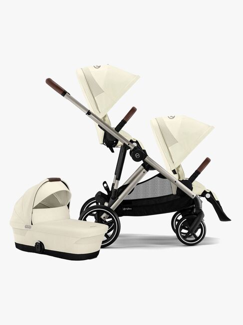 Cybex GAZELLE S Søskenvogn, Seashell Beige/Taupe