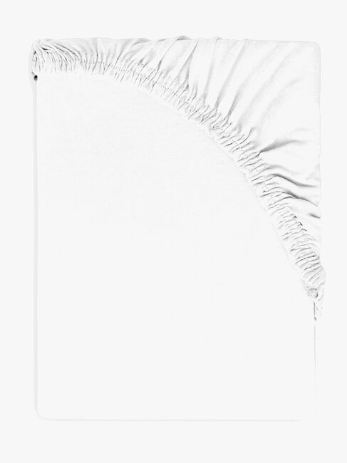 BabyMatex Jersey Stretchlaken til barneseng 80 x 160 cm, Hvit
