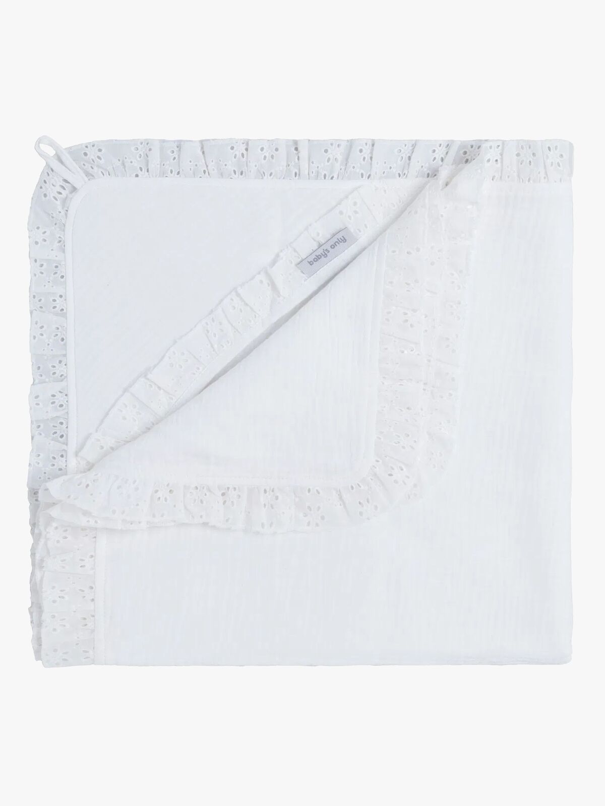 Baby's Only Hooded Baby Teppe Calm, White