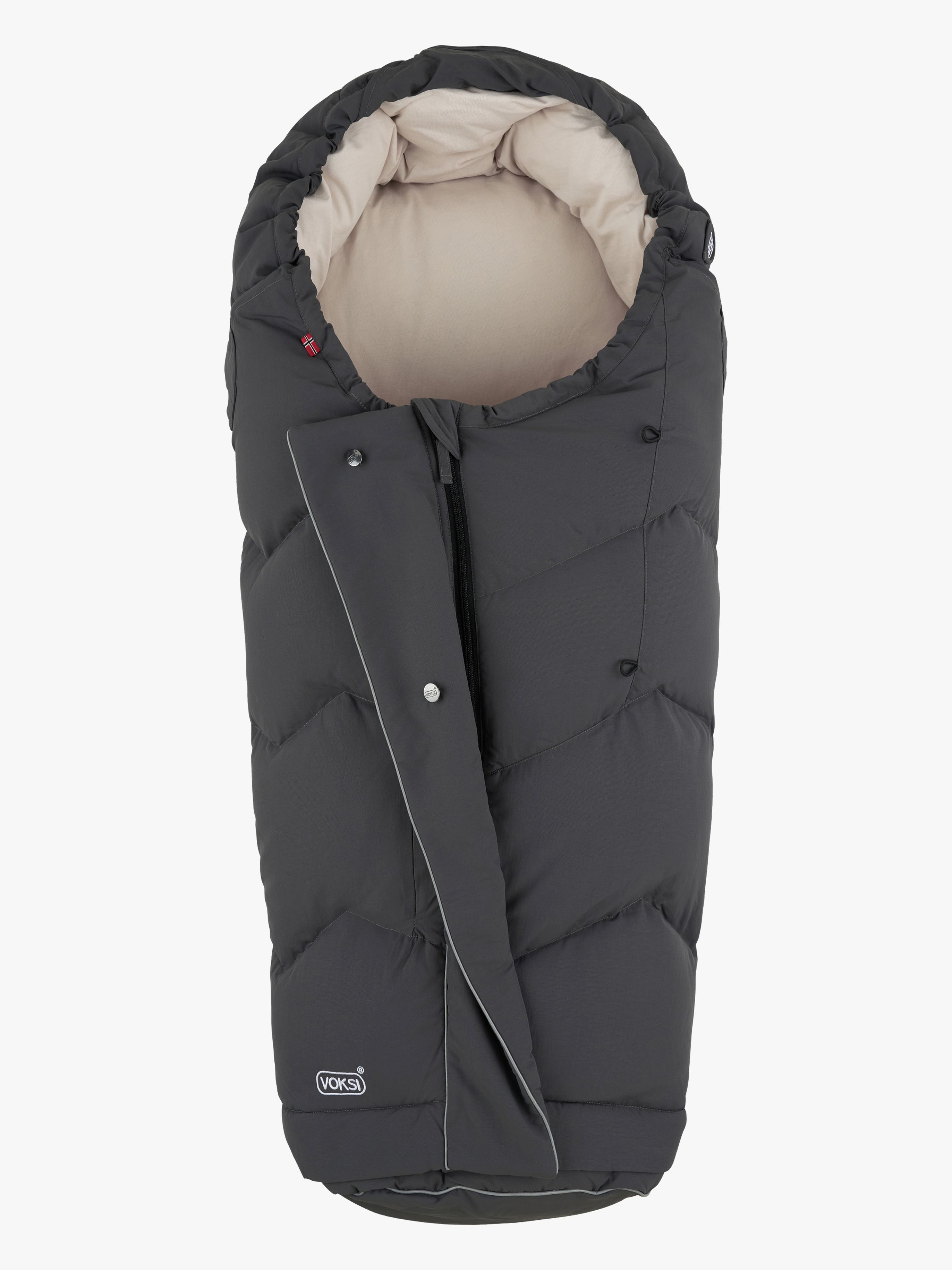 Voksi City Vognpose, Grey Cream - Allround vognposer - 100% Bomull