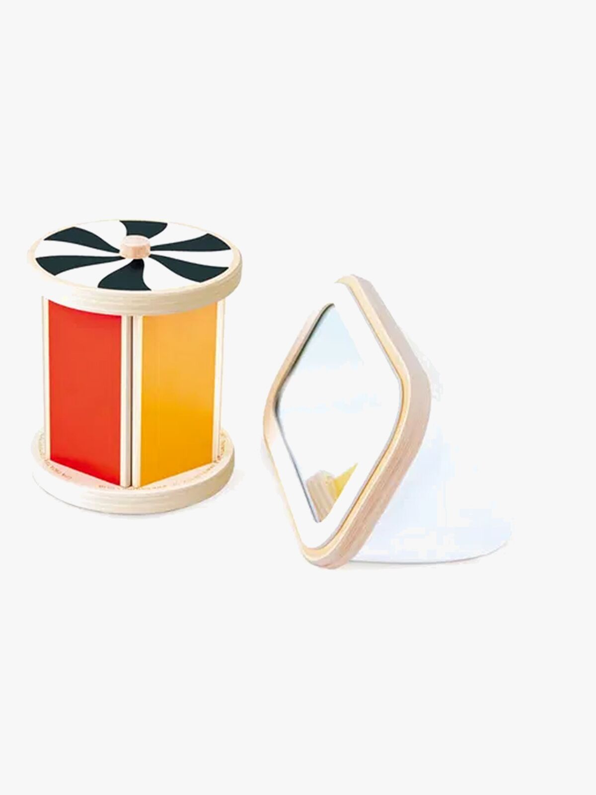 Hape Aktivitetsleke Snurrende Tromme med Speil