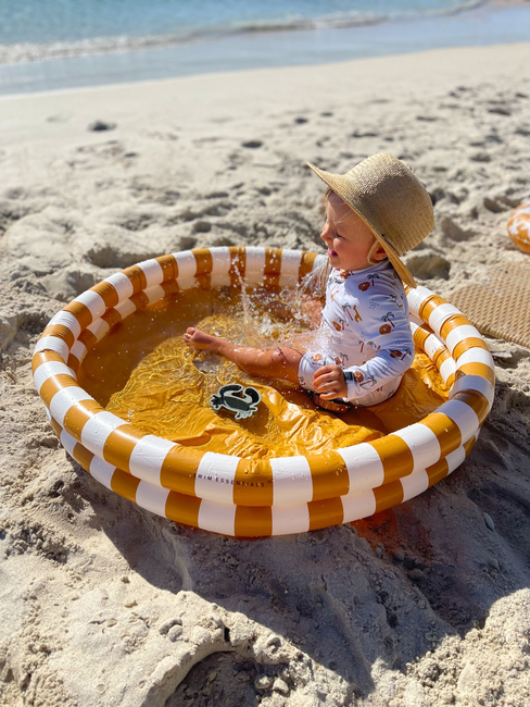 Swim Essentials Barnebasseng 100 cm, Flow Yellow/White