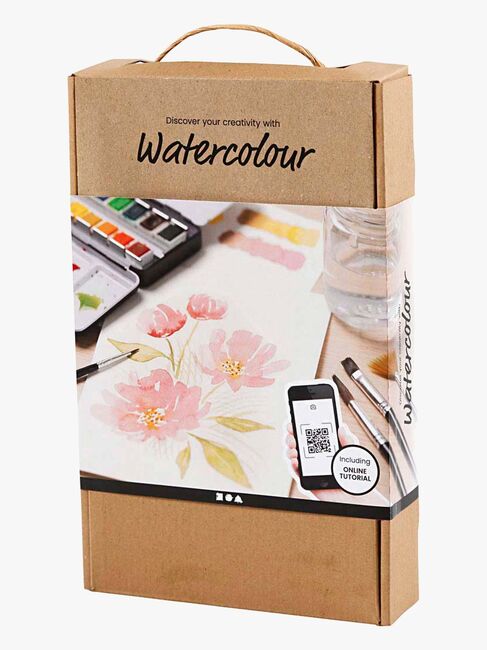 Creativ Company Malesett Lær Deg Å Male Med Akvarell
