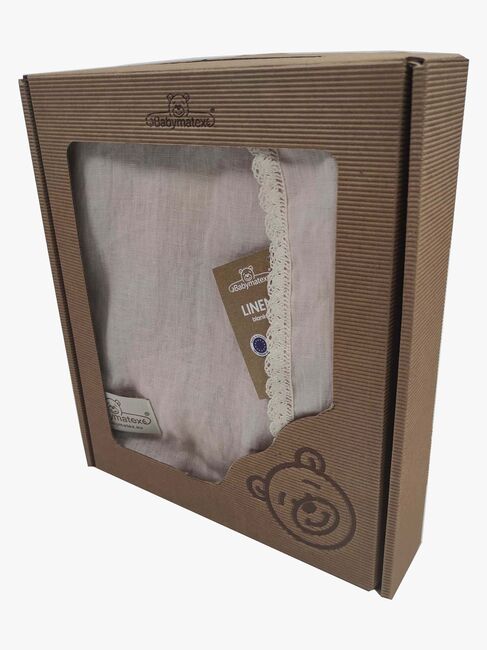 BabyMatex Babyteppe i Lin 75 x 100 cm, Rosa 