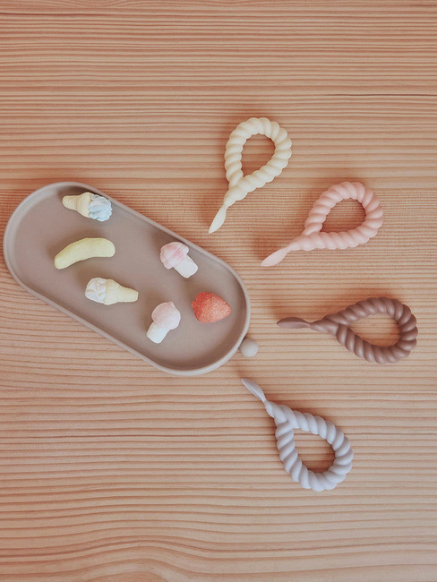 OYOY Mellow Skje med Håndtak 2-Pakk, Dusty Blue