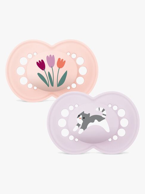 MAM Orginal Smokker Silikon 2-Pakk 6-16m, Rosa