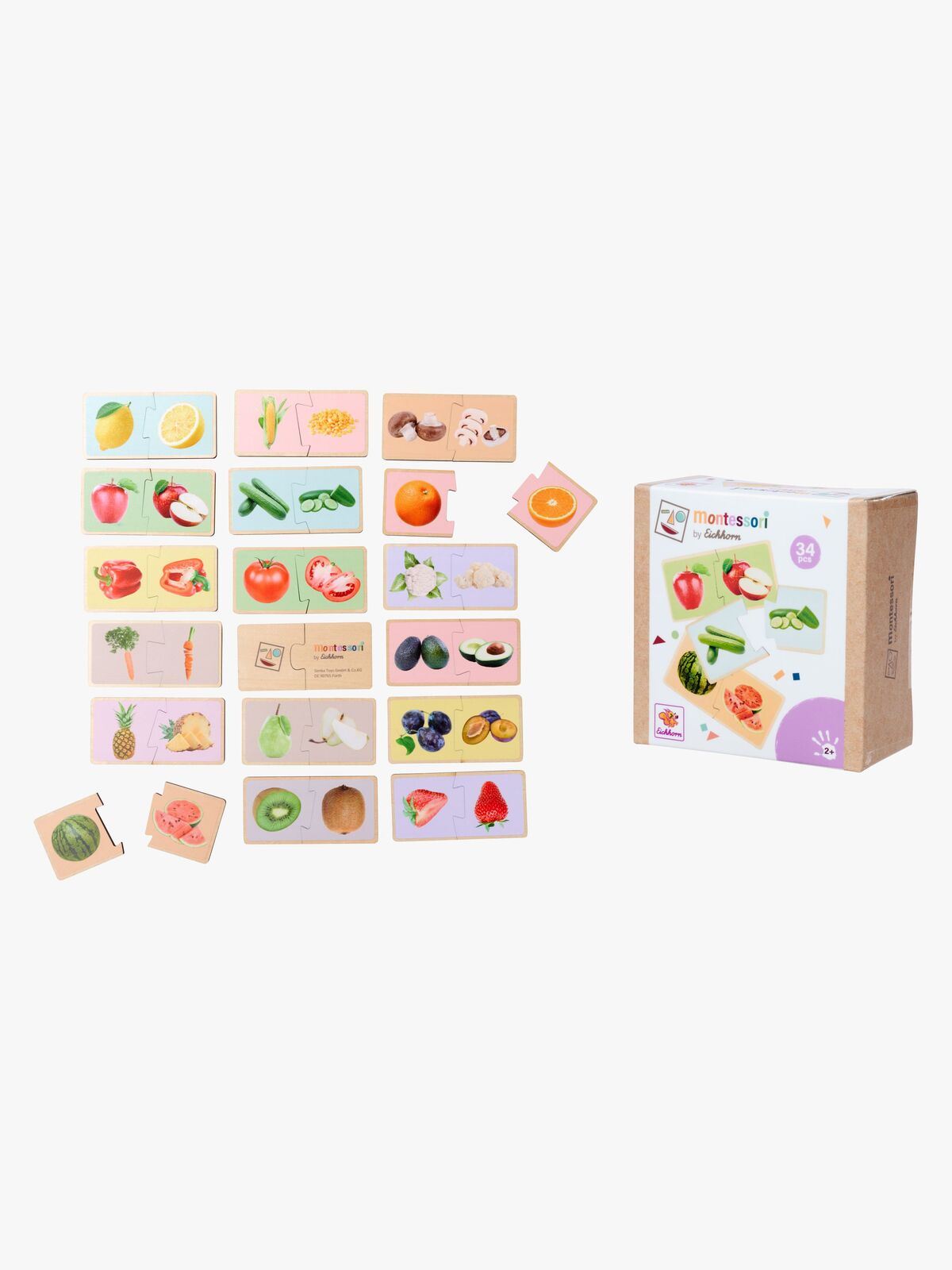 Eichhorn Montessori Puslespill 36 Brikker