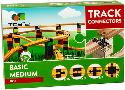 Toy2 Track Connectors Medium Basic Pack