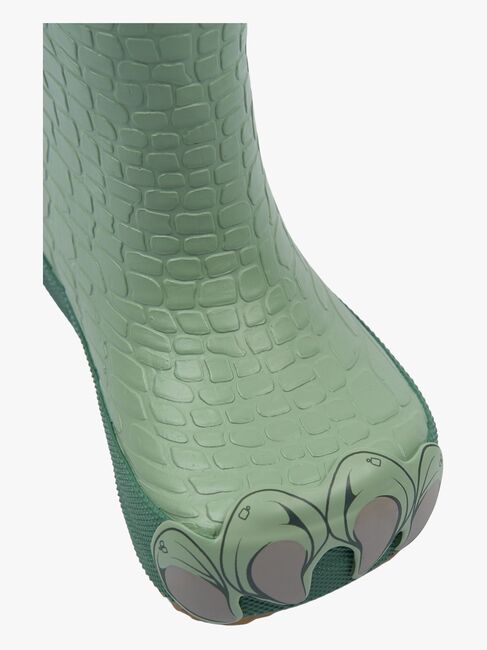 Mikk-Line Barefoot Dragon Gummistøvler, Green Milieu
