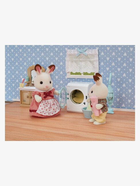 Sylvanian Families Dukkemøbler Rengjøringssett Klesvask & Støvsuger