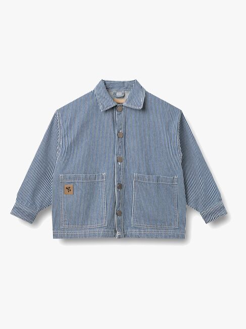 Wheat Cole Overtreksskjorte, Denim Stripe
