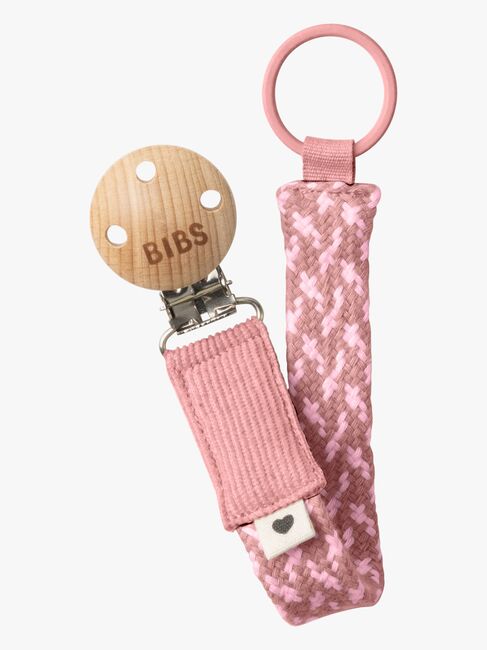 BIBS Braid Smokkesnor, Dusty Pink/Baby Pink