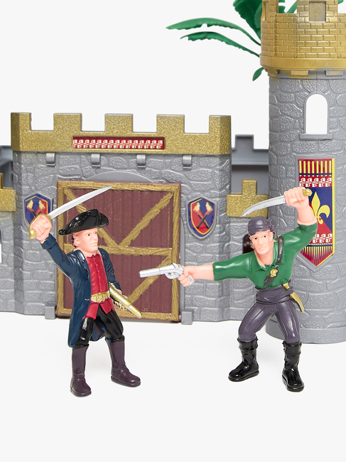 Cloudberry Castle Svarte Seilets Sjørøverskip Slott & Figurer