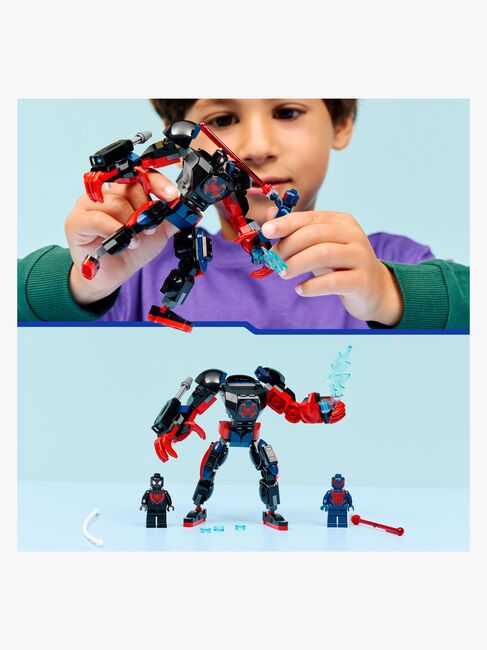 LEGO Super Heroes 76337 Miles Morales-robot mot Spider-Man 2099