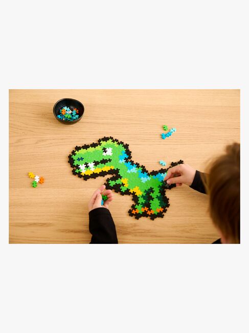 Plus-Plus Puzzle By Number Byggesett T-Rex 250 Deler