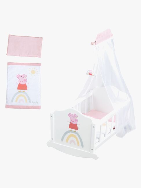 Peppa Gris Dukkeseng med Baldakin