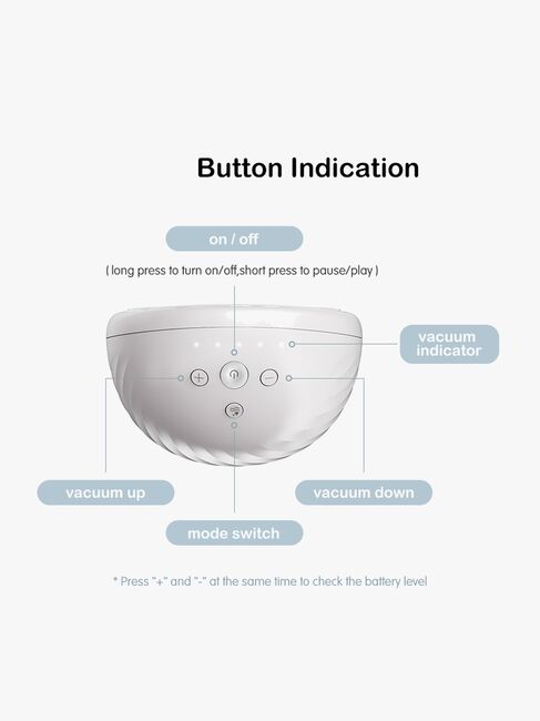 Beemoo CARE Wearable Elektrisk Brystpumpe Singel