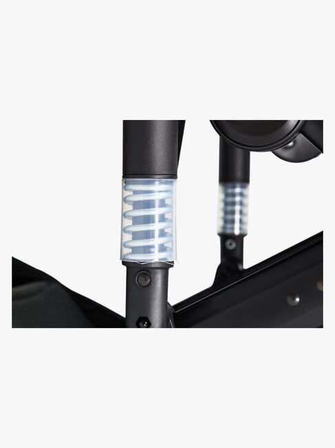 Beemoo Maxi 4 Twin Søskenvogn inkl. Søskensete, Black/Black