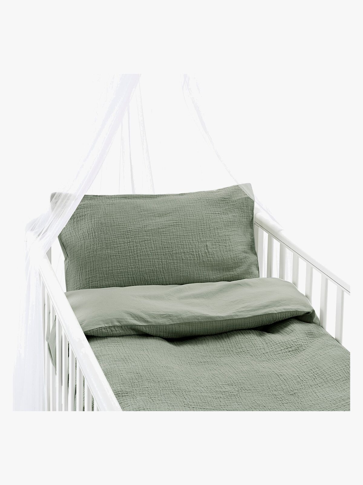 Borganäs Sengesett Sprinkelseng Rolling 100 x 130 2-delt, Grønn